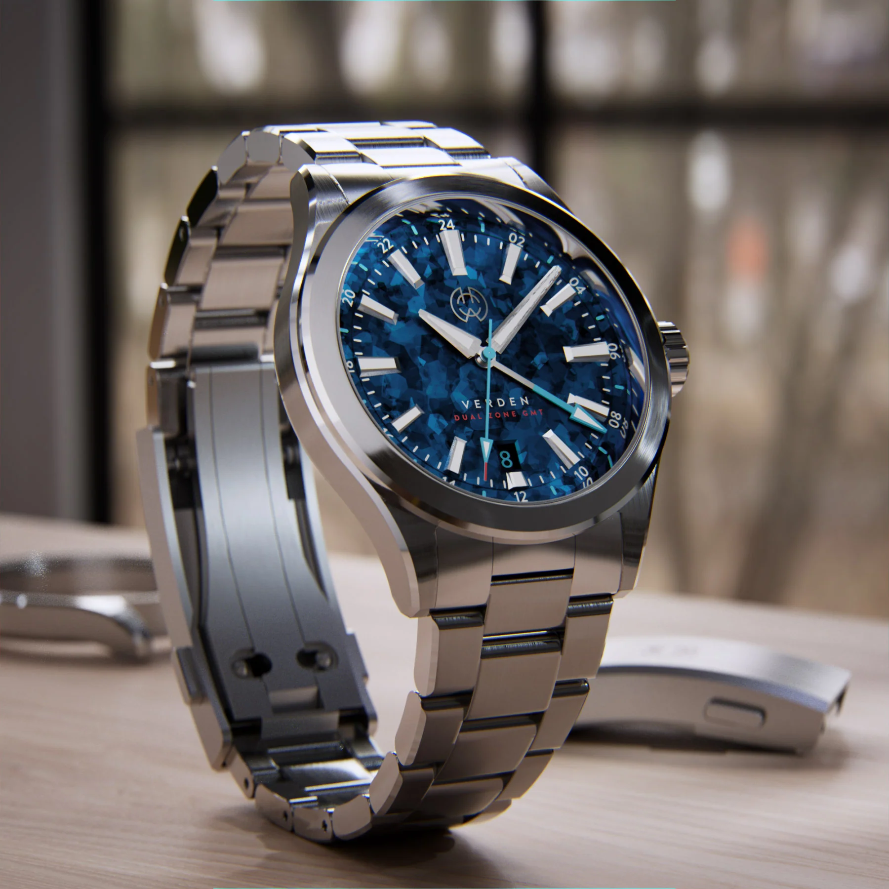Verden GMT - Artemis Blue Titanium
