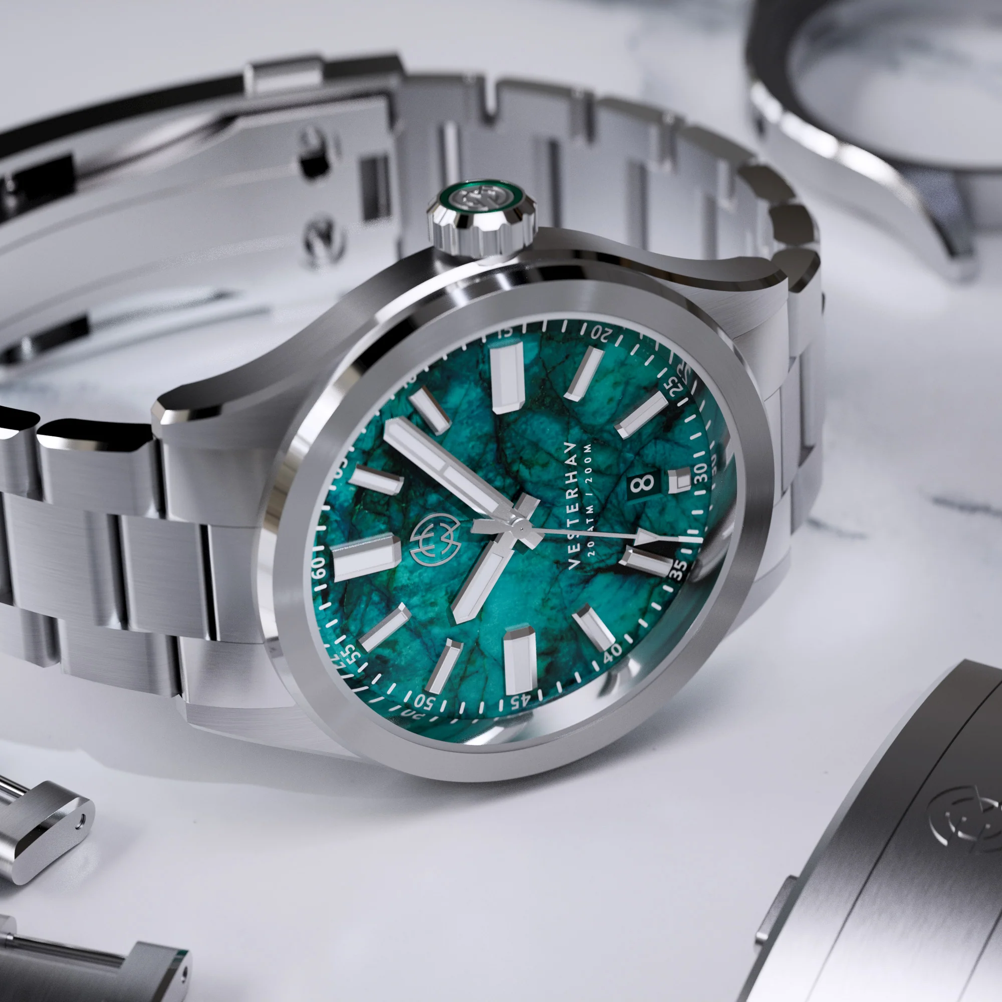 Vesterhav 38 - Chrysocolla - Image 5