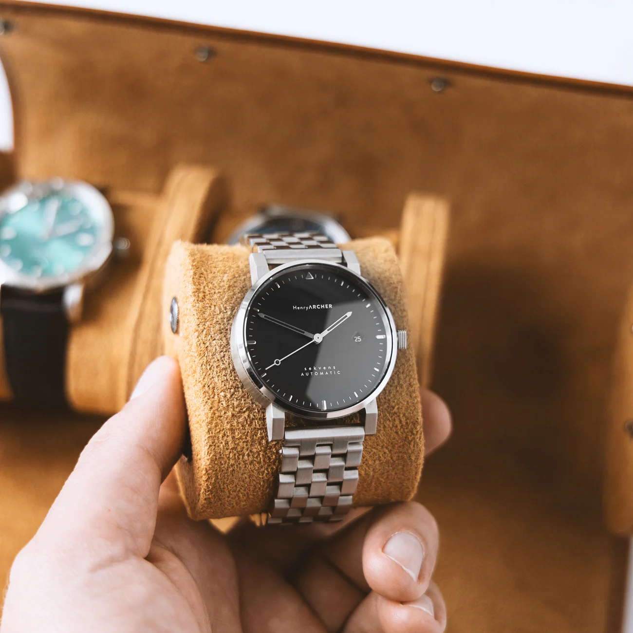Windsor Tan - Watch Roll - Image 3